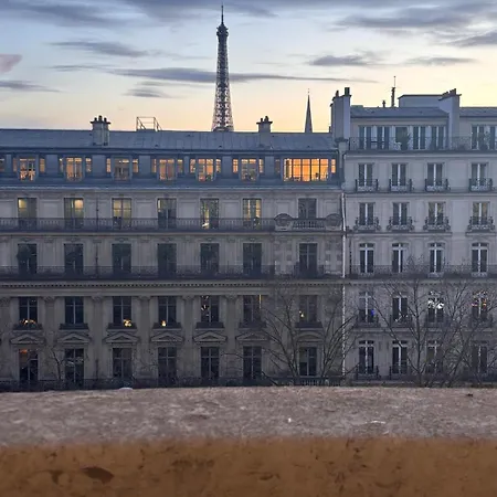 Magnifique Champs Elysees Vue Tour Eiffel Et Arc De Triomphe Διαμέρισμα Παρίσι